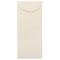 JAM Paper 4.75" x 11" Natural White Wove Business Strathmore Envelopes, 50ct.